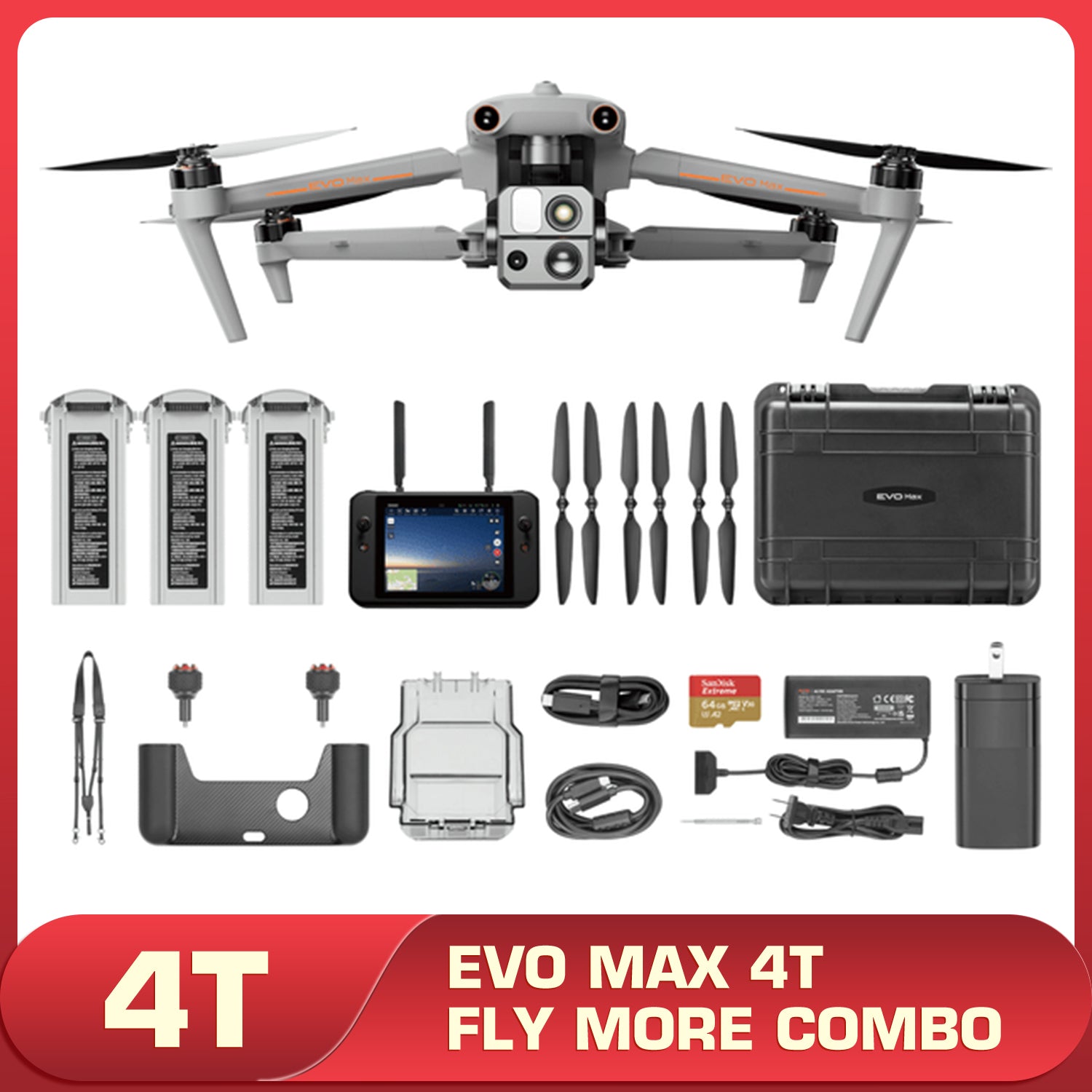 EVO　Autel　Combo　Robotics　Max　Fly　More　4T　Drone　Autelpilot