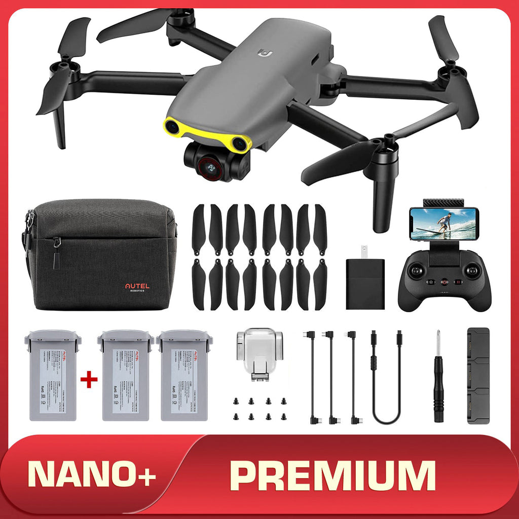 EVO Nano+ Drone Premium Bundle-Gray