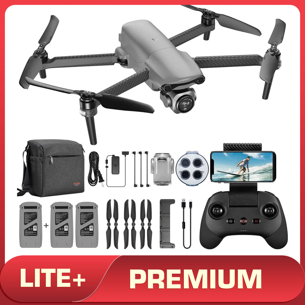 Autel Robotics EVO Lite+ Drone Premium Bundle-Gray