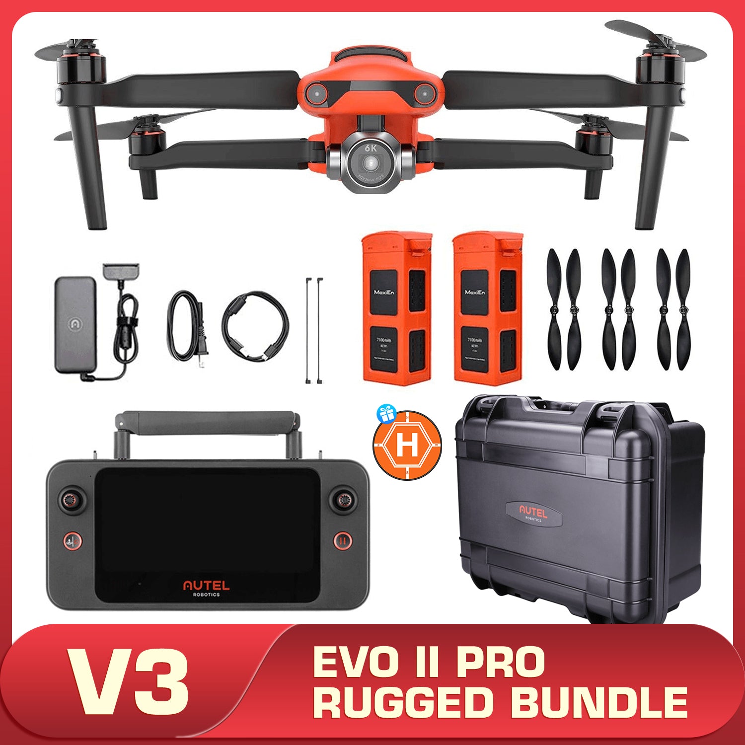 Autel Robotics EVO II Pro [V3] Rugged Bundle