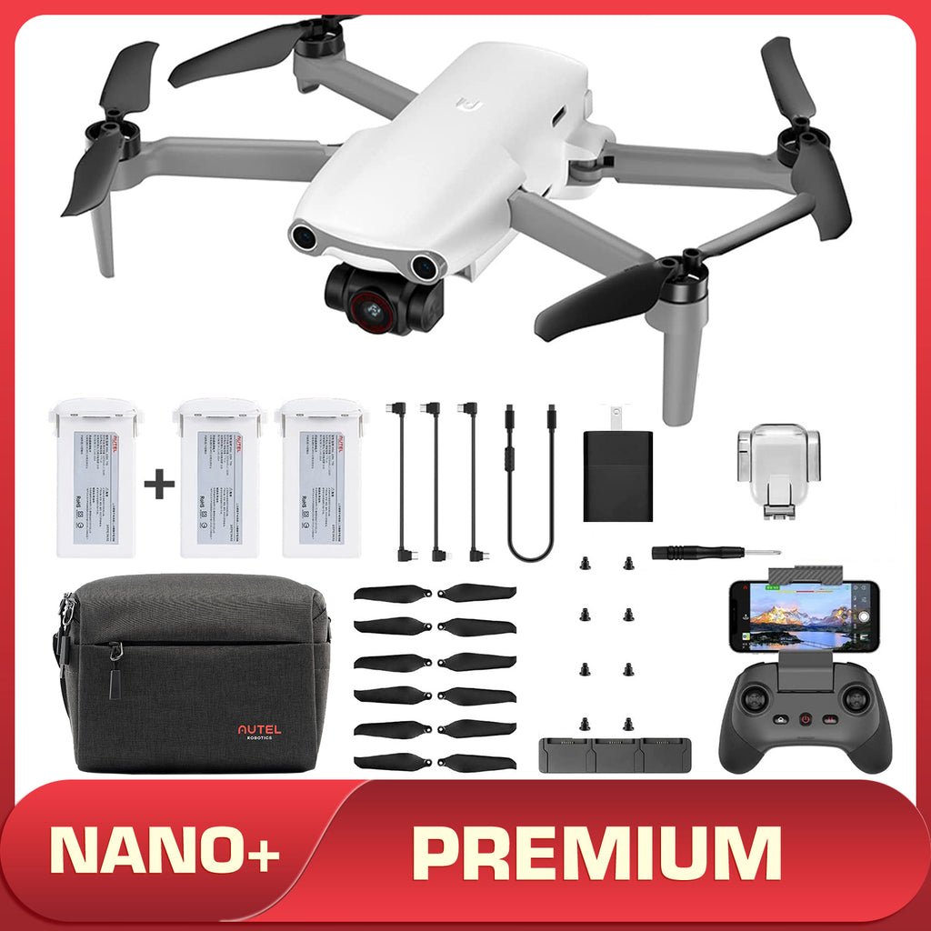 Auto 5% Off】Autel Robotics EVO Nano+ Drone Premium Bundle