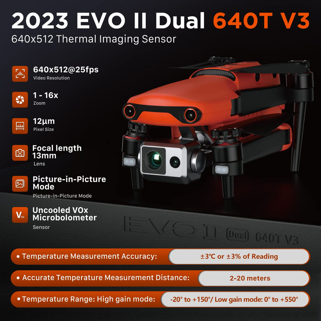 Autel Robotics EVO II Dual 640T [V3] Thermal Drone
