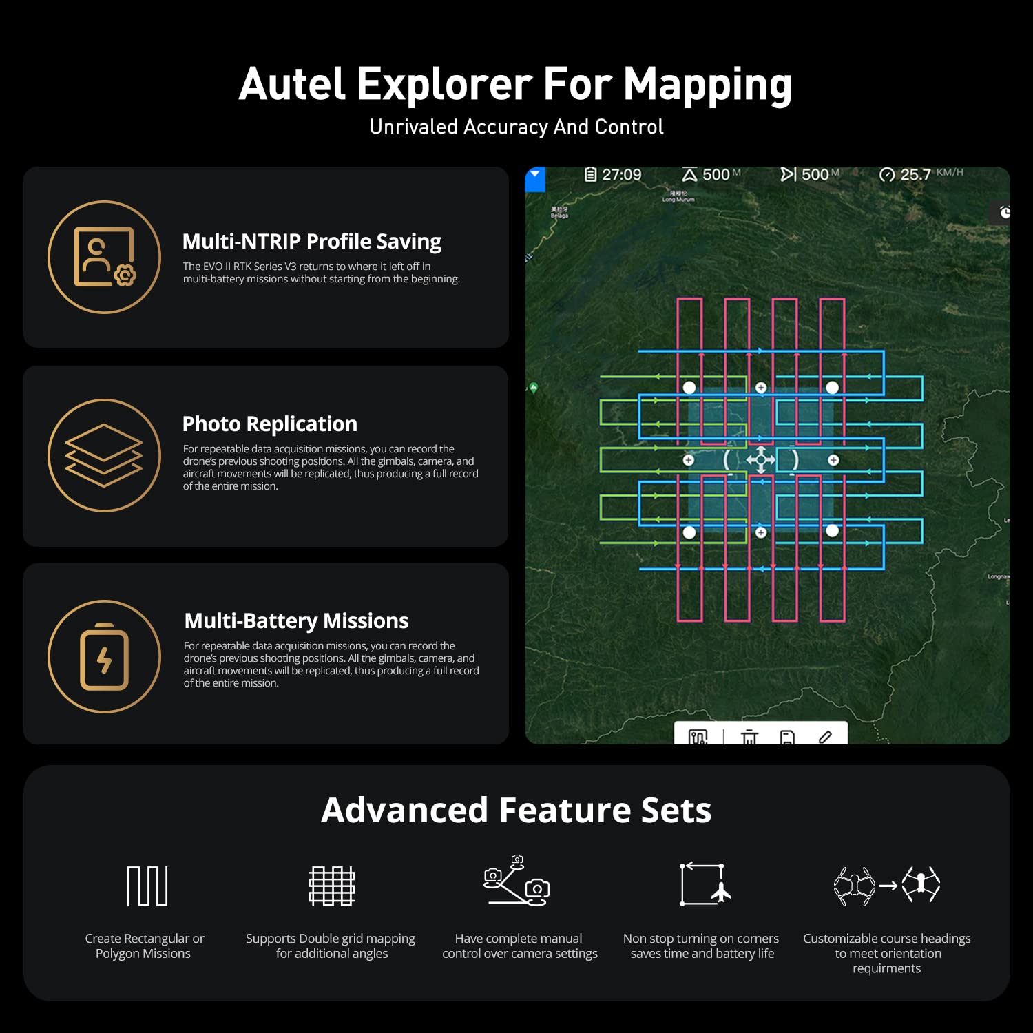 Autel EVO II PRO V3 Autel Explorer for Mapping