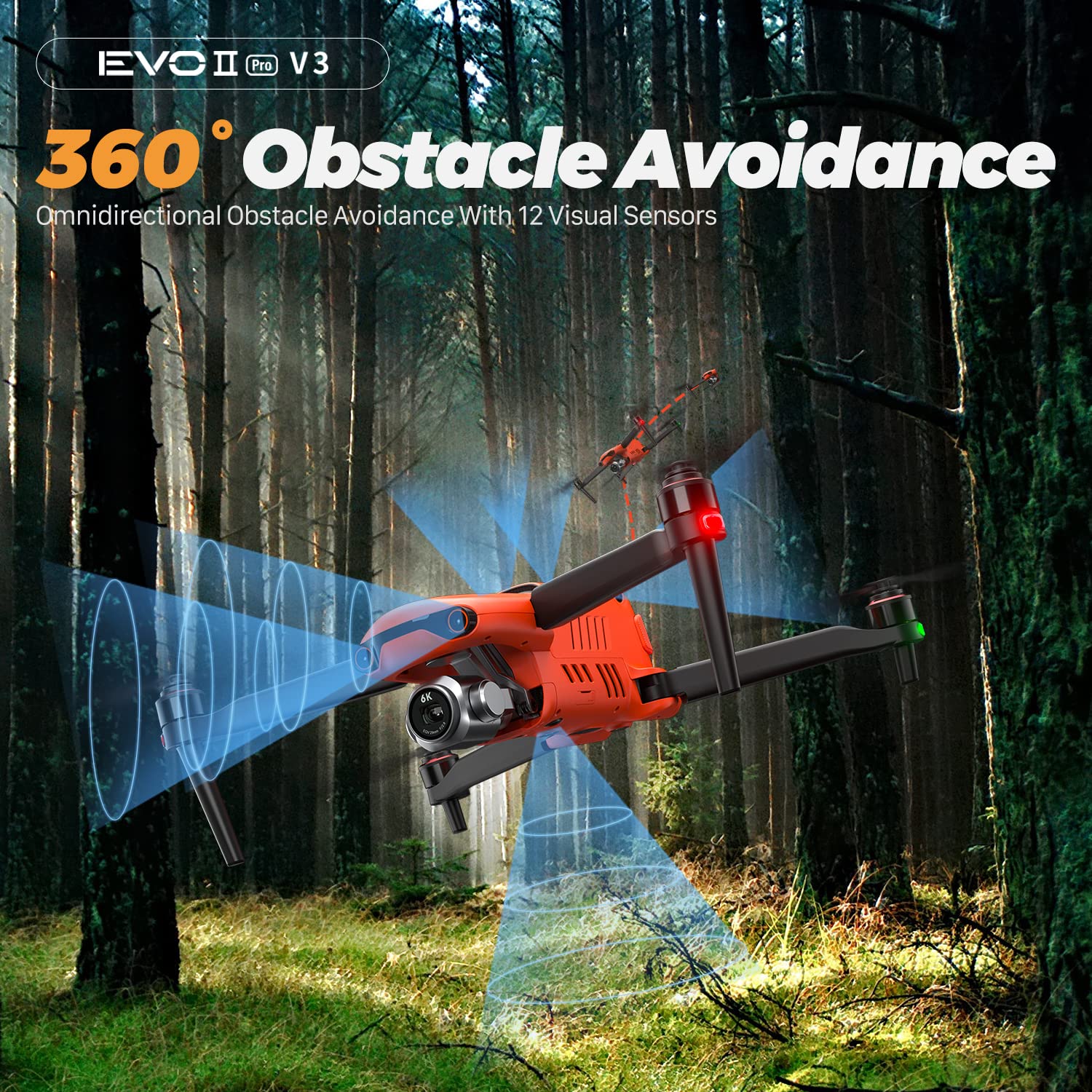 Autel Robotics EVO II PRO V3 - 360° Obstacle Avoidance