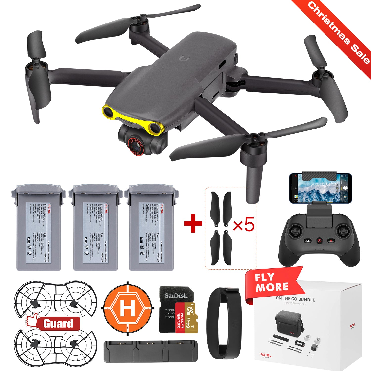 【Christmas Sale】Autel Robotics EVO Nano+ Drone Fly More Combo